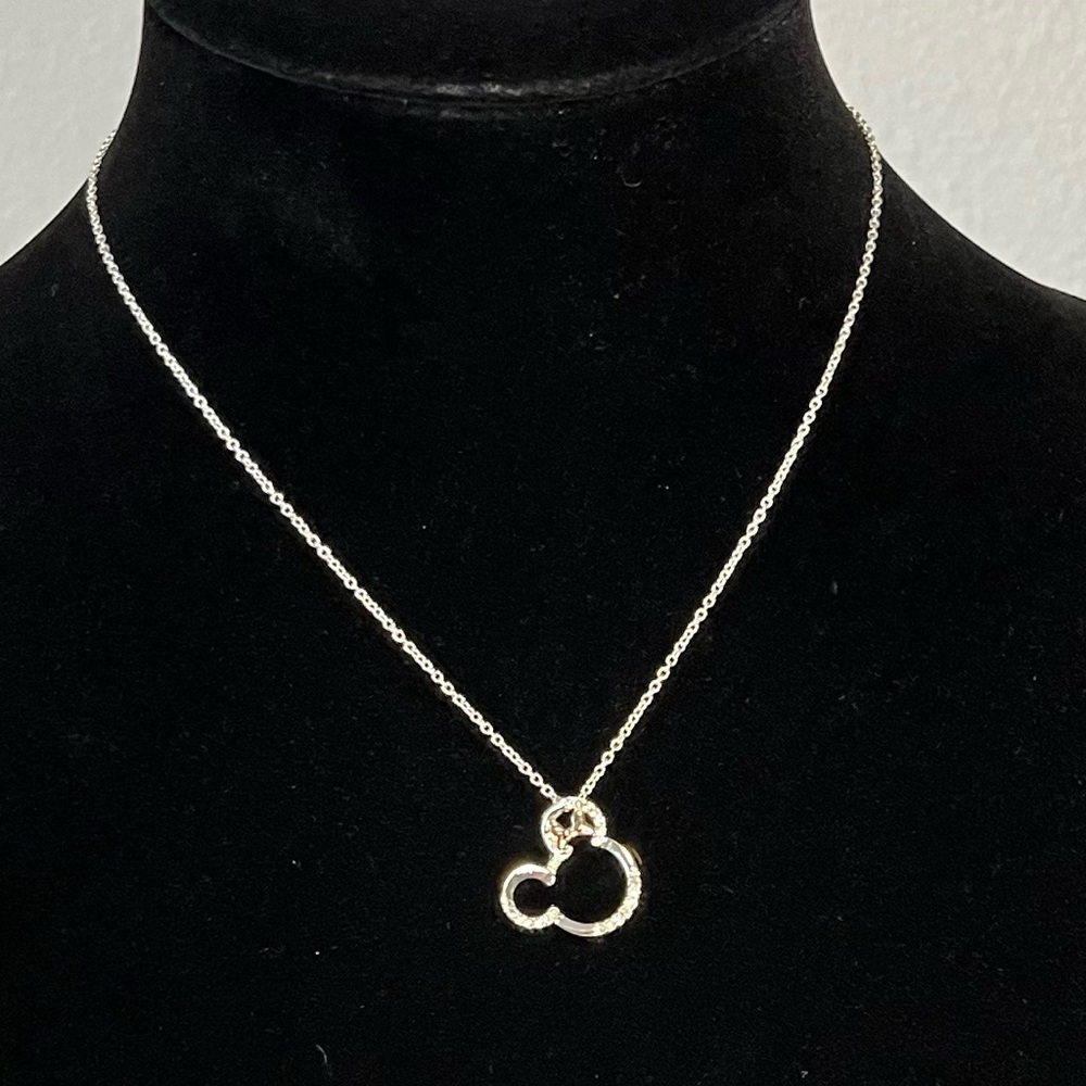 Disney Two-Tone 14k Rose Gold & Fine Silver Plated Crystal